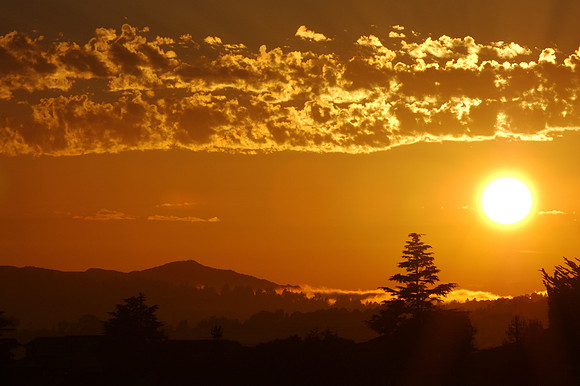 Coastal Mountains Sunset